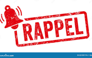 Rappel Finalisation Inscriptions Saison 2026/2027