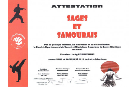 Les SAGES SAMOURAÏS