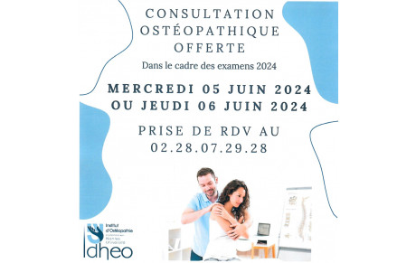 Pour Info &quot;Consultation Ostéopathie&quot;